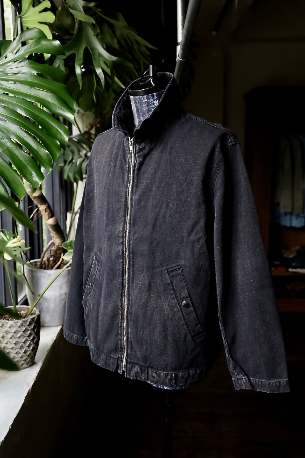 A.PRESSE - Silk Hemp French Air Force Pilot Jacket(24AAP-01