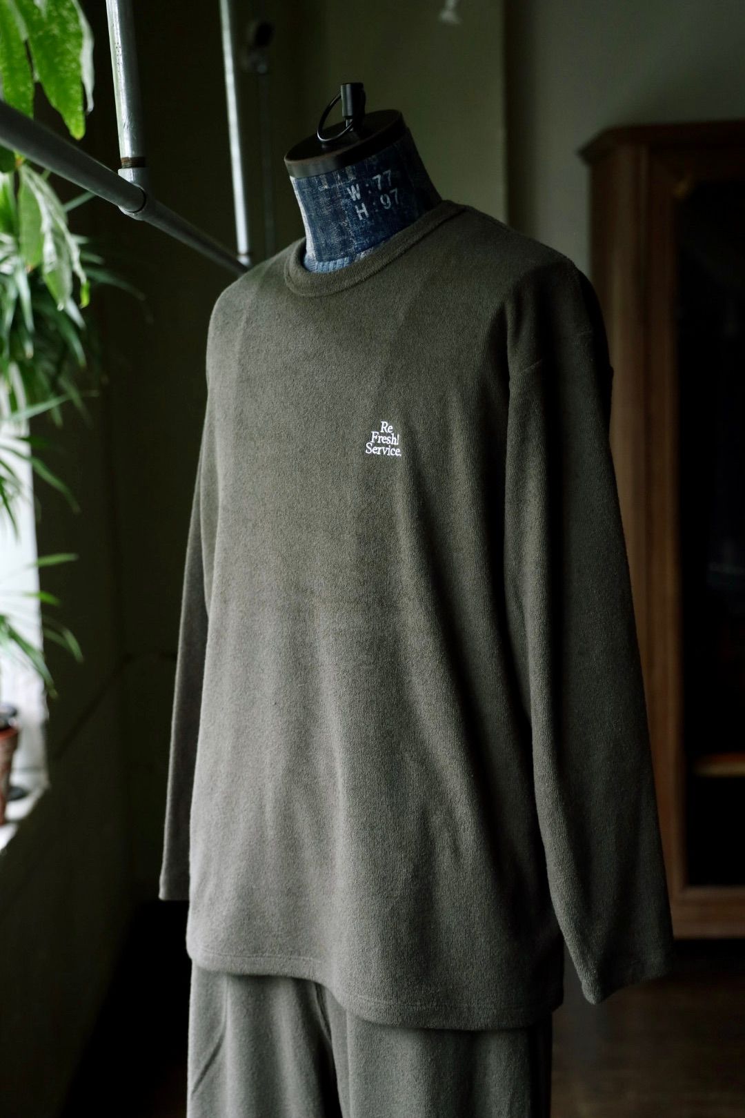 ReFresh!Service. “UTILITY PILE L/S SET-UP”(KHAKI)☆9月27日(土)発売！