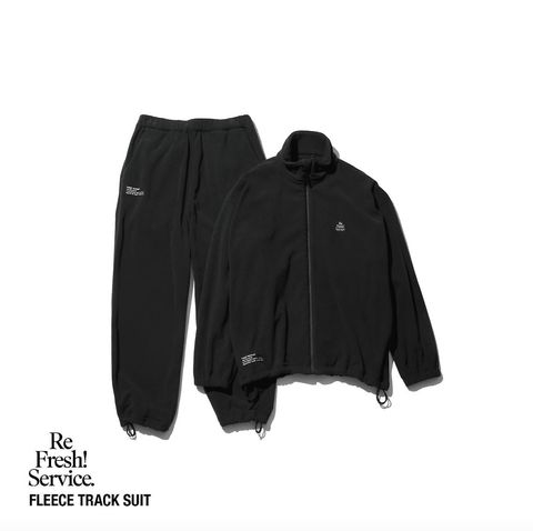 ReFresh!Service. “FLEECE TRACK SUIT”(BLACK)☆9月27日(土)発売！