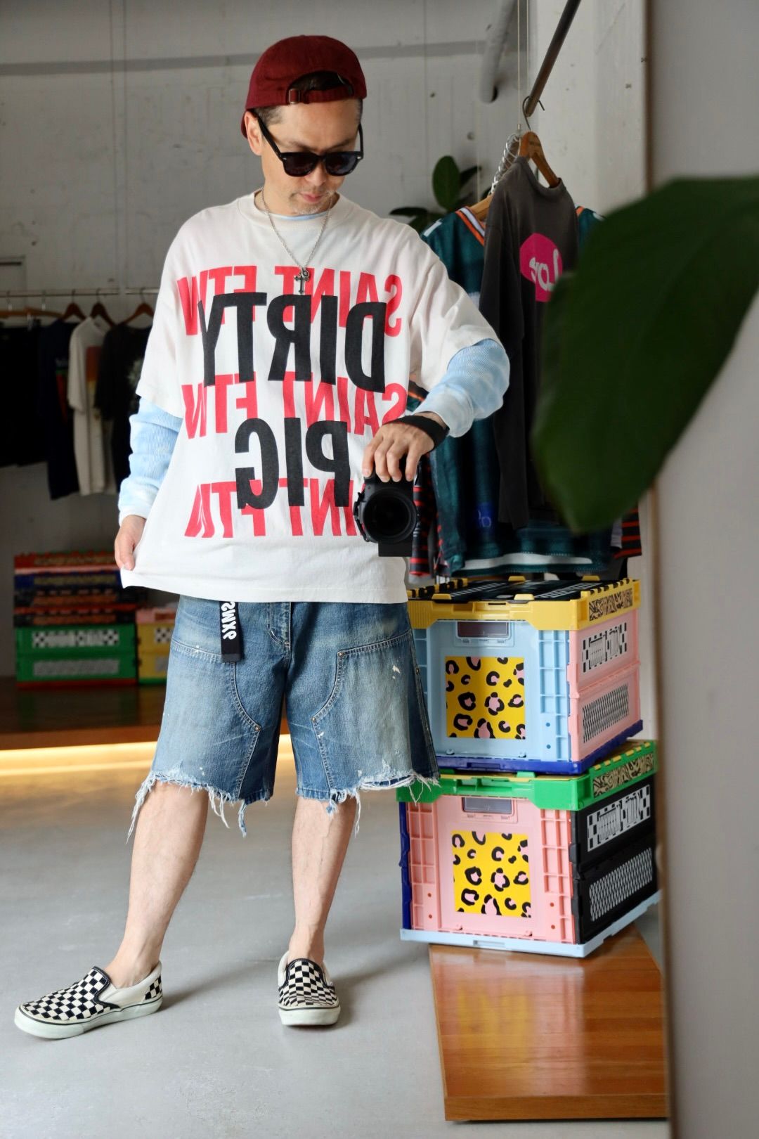 国内発送☆Saint Mxxxxxx☆SS TEE/DIRTY PIG/WHITE SAINT Mxxxxxx]SS TEE/DIRTY PIG/WHITE(SM-HR8-0000-021) – R&Co.