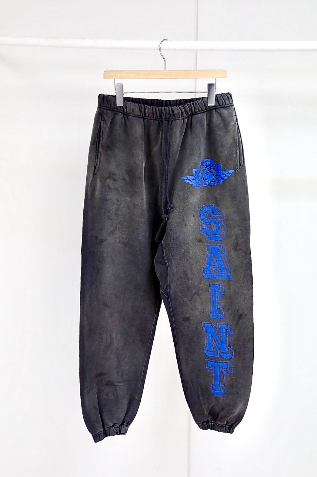 セントマイケル ANGEL SWEAT PANTS/BLACK(SM-HR1-0000-060)