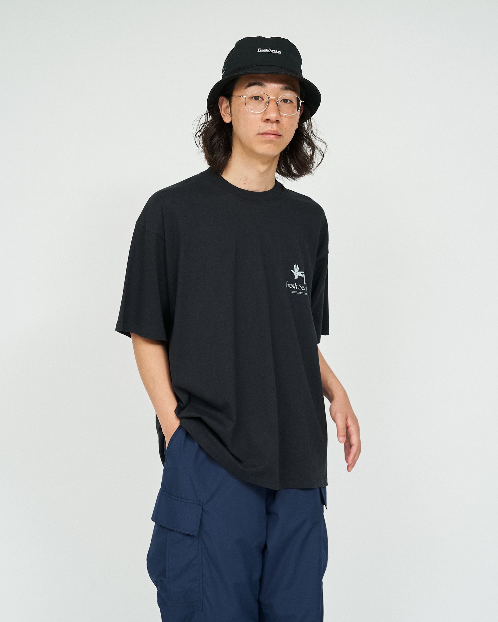 フレッシュサービス CORPORATE PRINTED S/S TEE “BRIEFING”(FSC253-70014)BLACK★7月26日(土)発売！
