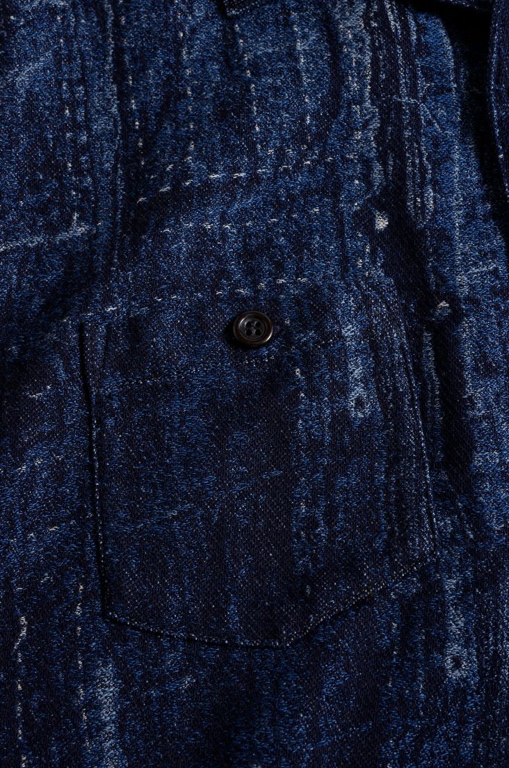 ファンダメンタル 26SS BORO S/S SHIRT RINSE(FA26SH27R)INDIGO☆新作発売！