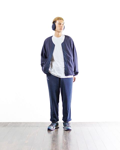 FreshService SYNTHETIC FLEECE CARDIGAN(NAVY)スタイル 10月5日(土)新作発売！