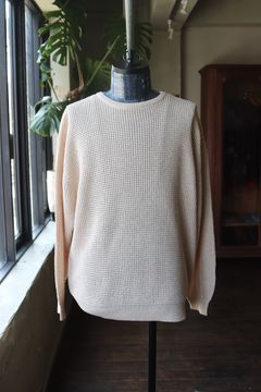 グラフペーパー 24SS Linen SOLOTEX Knit Crew Neck(KINARI) style 2024.3.15