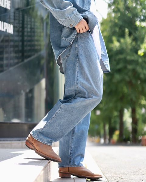 blurhms 23FW 13.5oz Selvage Denim Coverallスタイル
