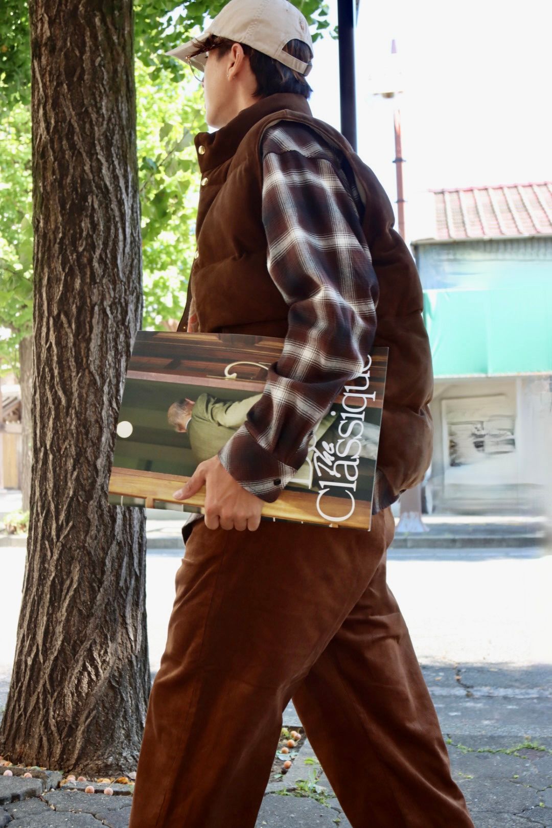 アプレッセ23AWダウンベストSuede Down Vest(23AAP-01-27H)BROWN