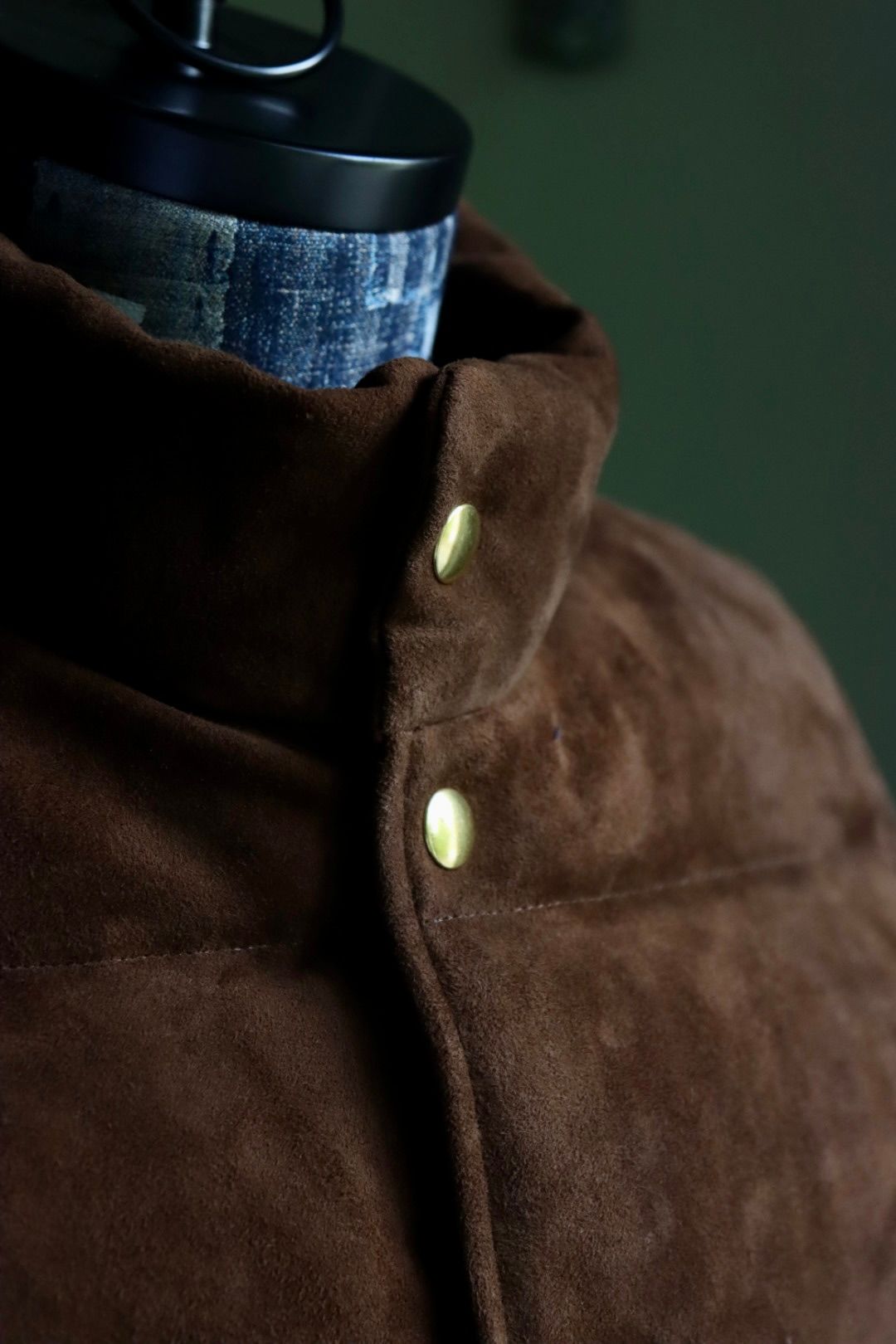アプレッセ23AWダウンベストSuede Down Vest(23AAP-01-27H)BROWN