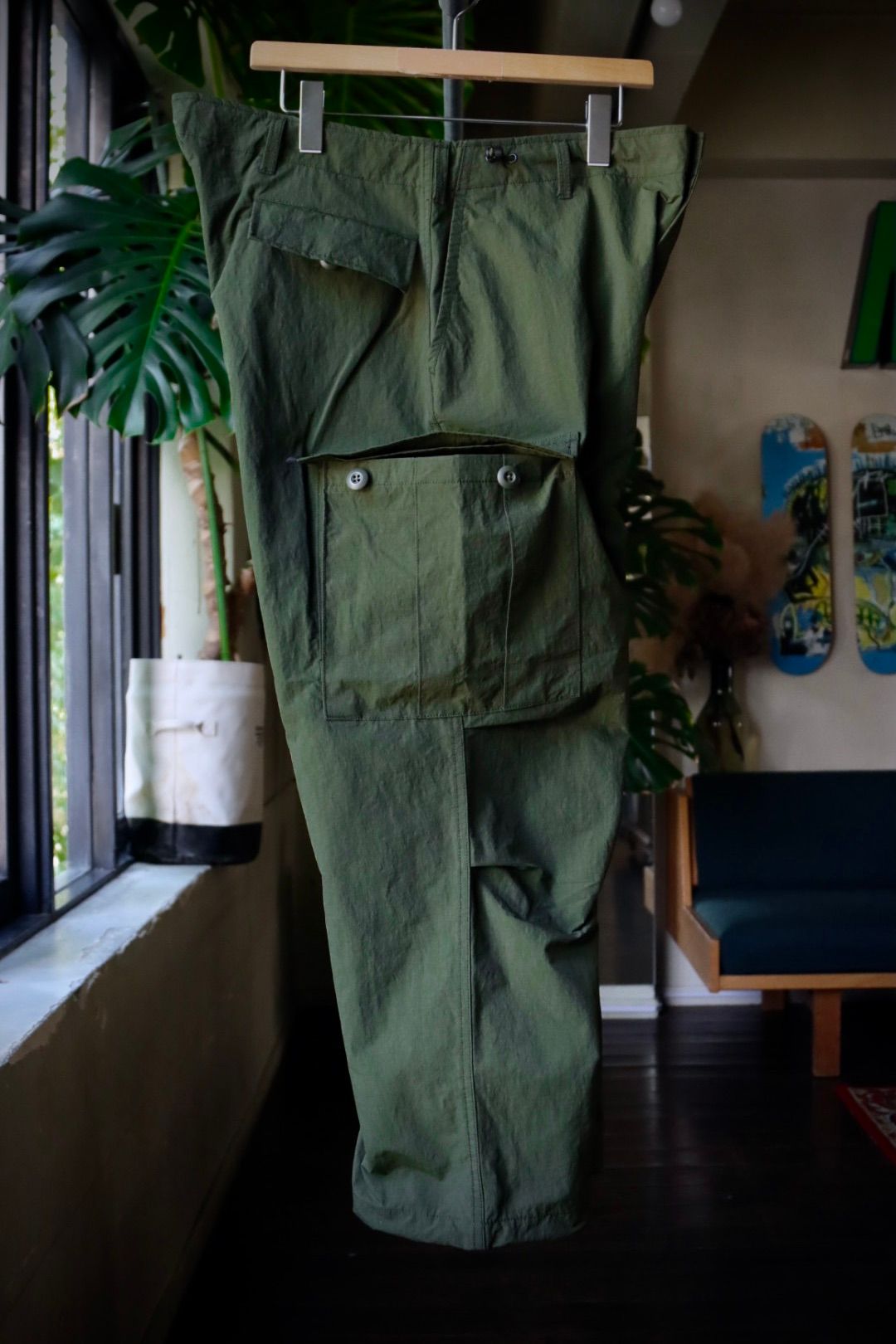セダンオールパーパスFW23 Big Cargo Pants (SD23F-PT01)Olive☆8月26日(土)発売！