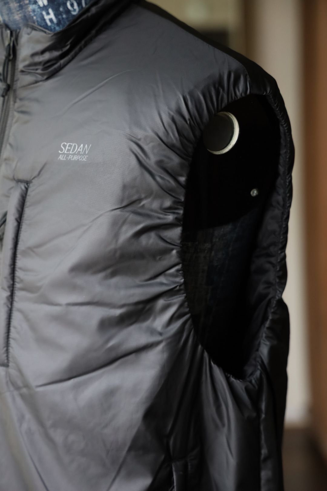 セダンオールパーパス FW25 Packable Puff Vest(SD25F-JK01)Black