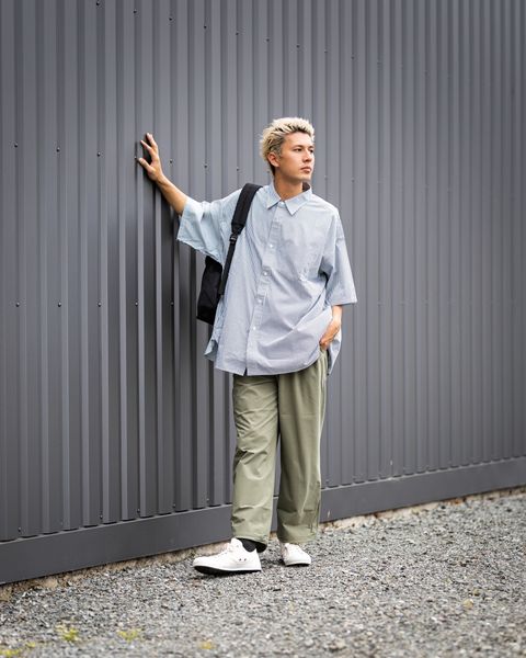 FreshService CORPORATE UNIFORM S/S SHIRT MARKスタイル