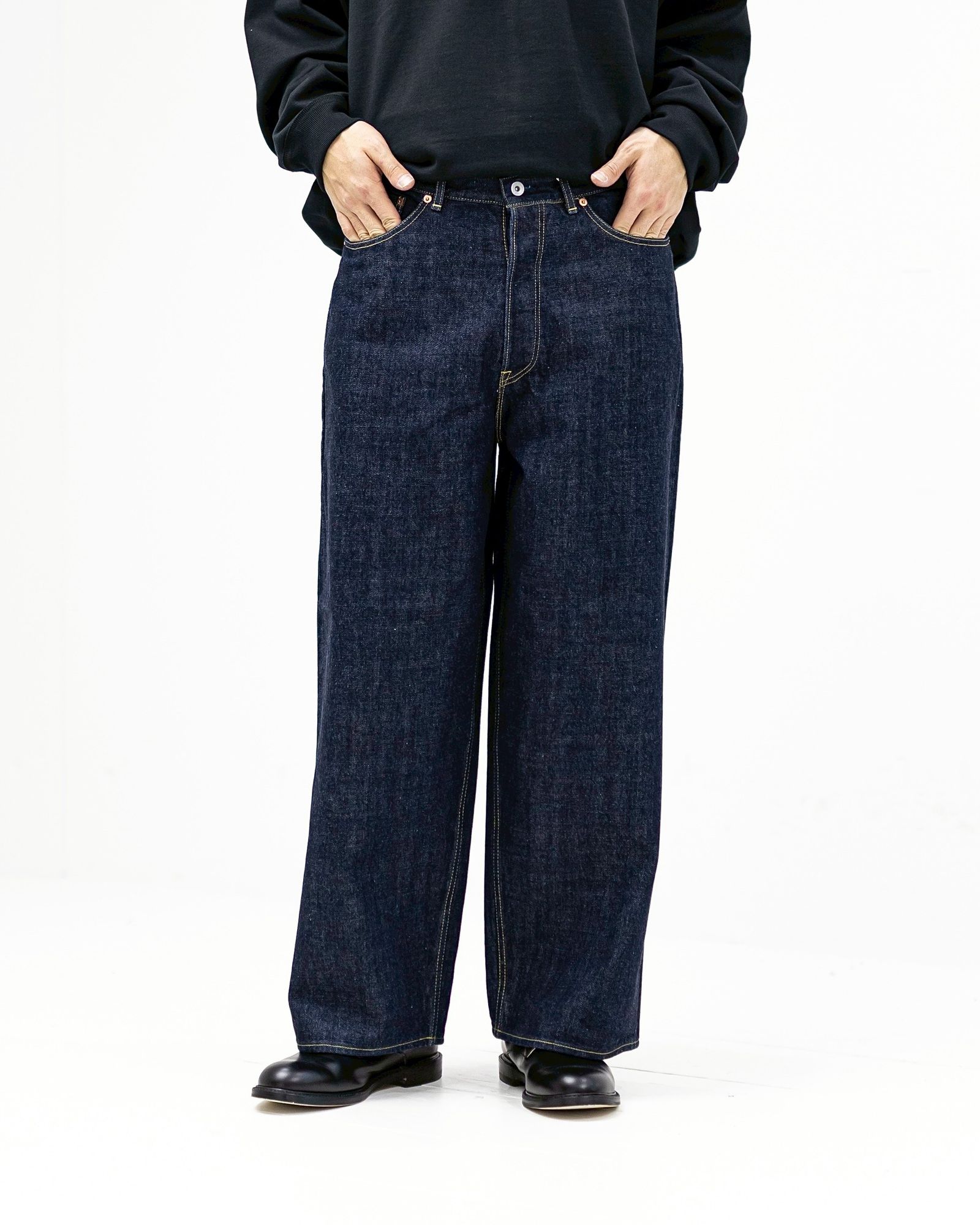 marka マーカ 26SS BAGGY JEANS(M26A10PT01C)INDIGO O.W☆新作発売！
