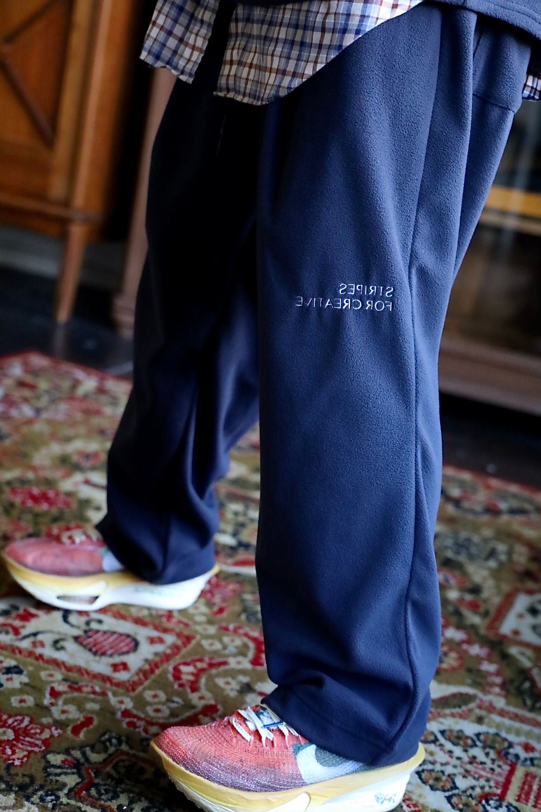 S.F.C 25FW SPOT エスエフシー FLEECE WIDE TAPERED EASY PANTS(SFCFW25P01SP)Navy☆12月20日(土)発売！