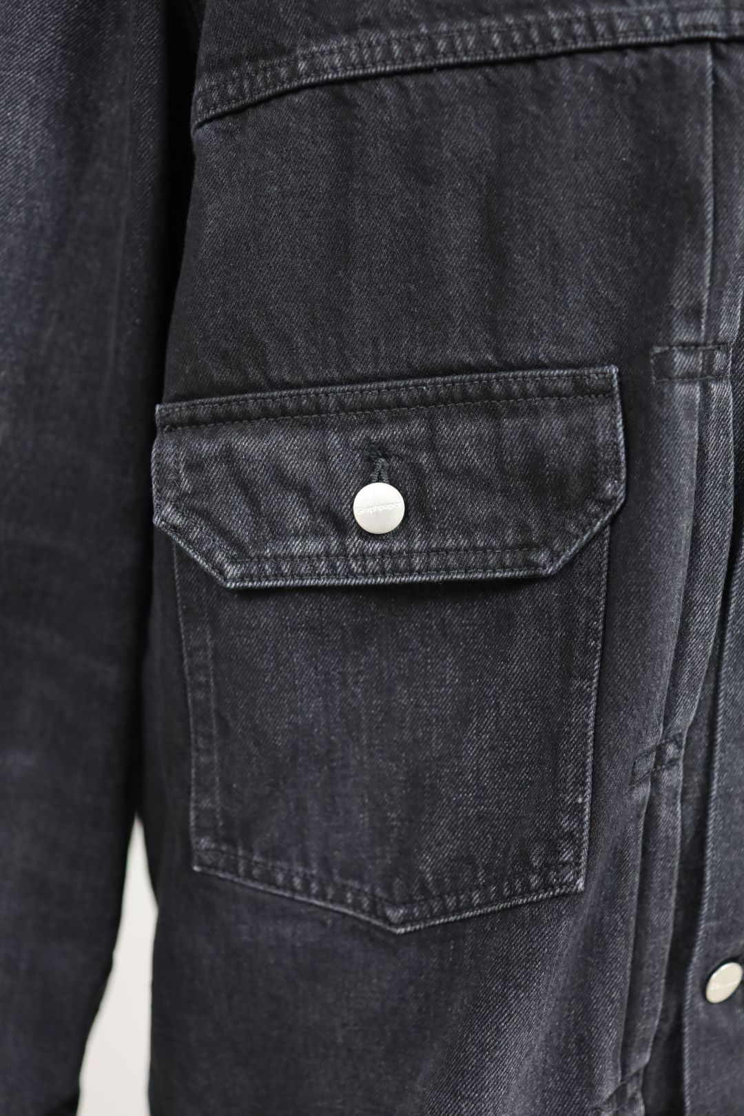 グラフペーパー Selvage Denim Jacket(GU261-20054DB)BLACK_DARK FADE★1月24日(土)発売！
