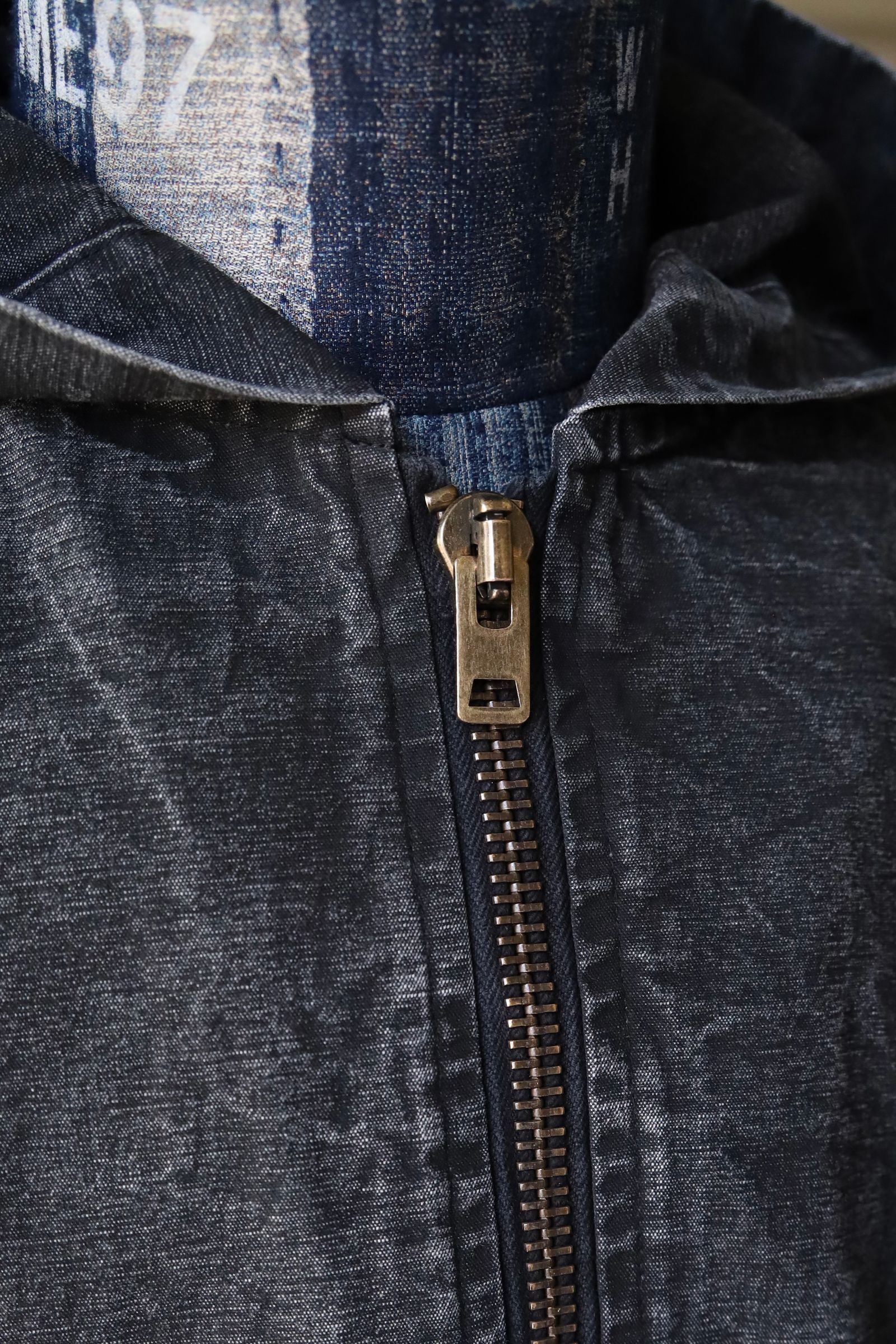 アプレッセ 2025 STYLE2 Vintage US Navy Zip Hoodie (25AAP-01-54)BLACK