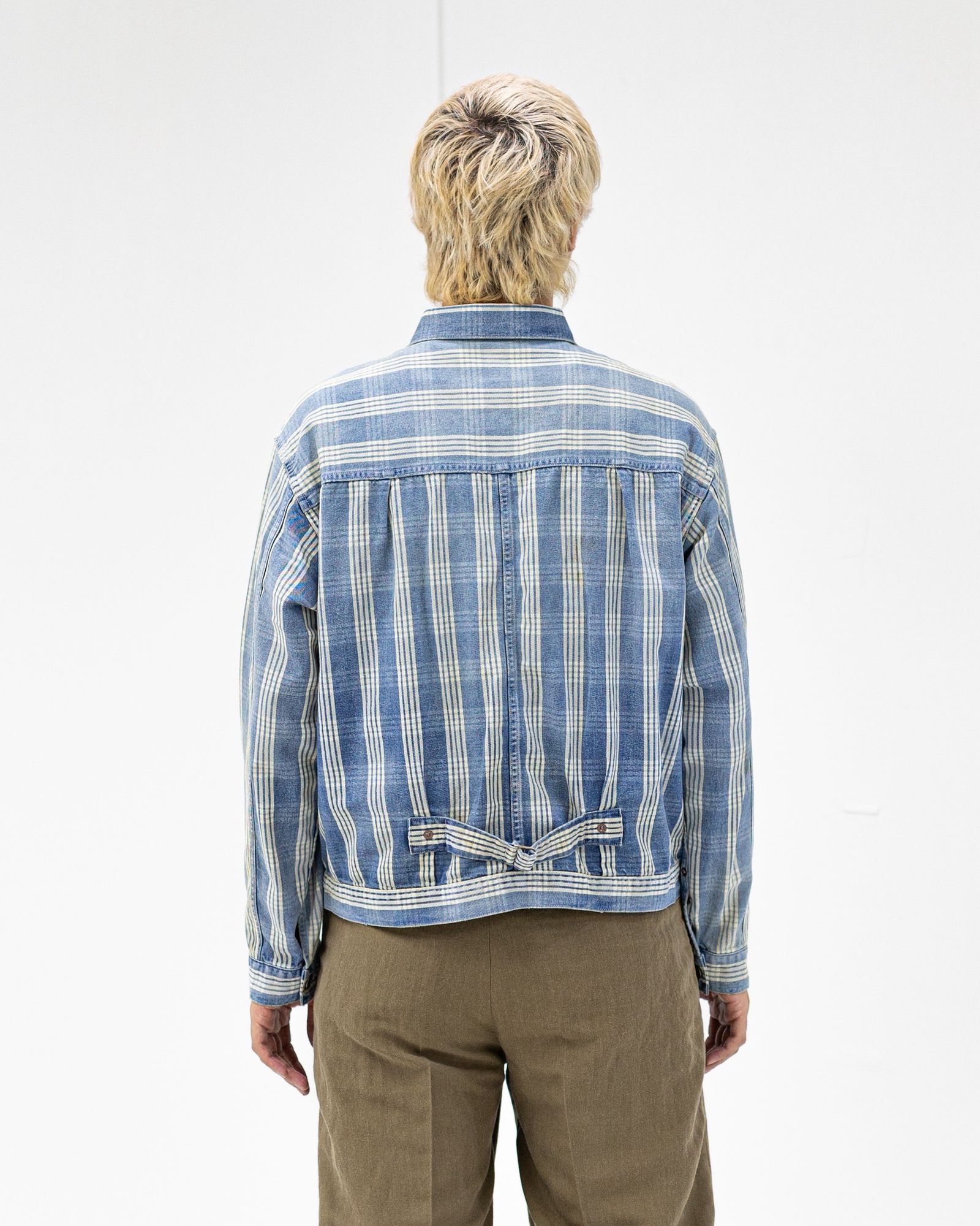 A.PRESSE No.213 Indigo Palaka Denim Jacket   4月11日(土)新作発売！