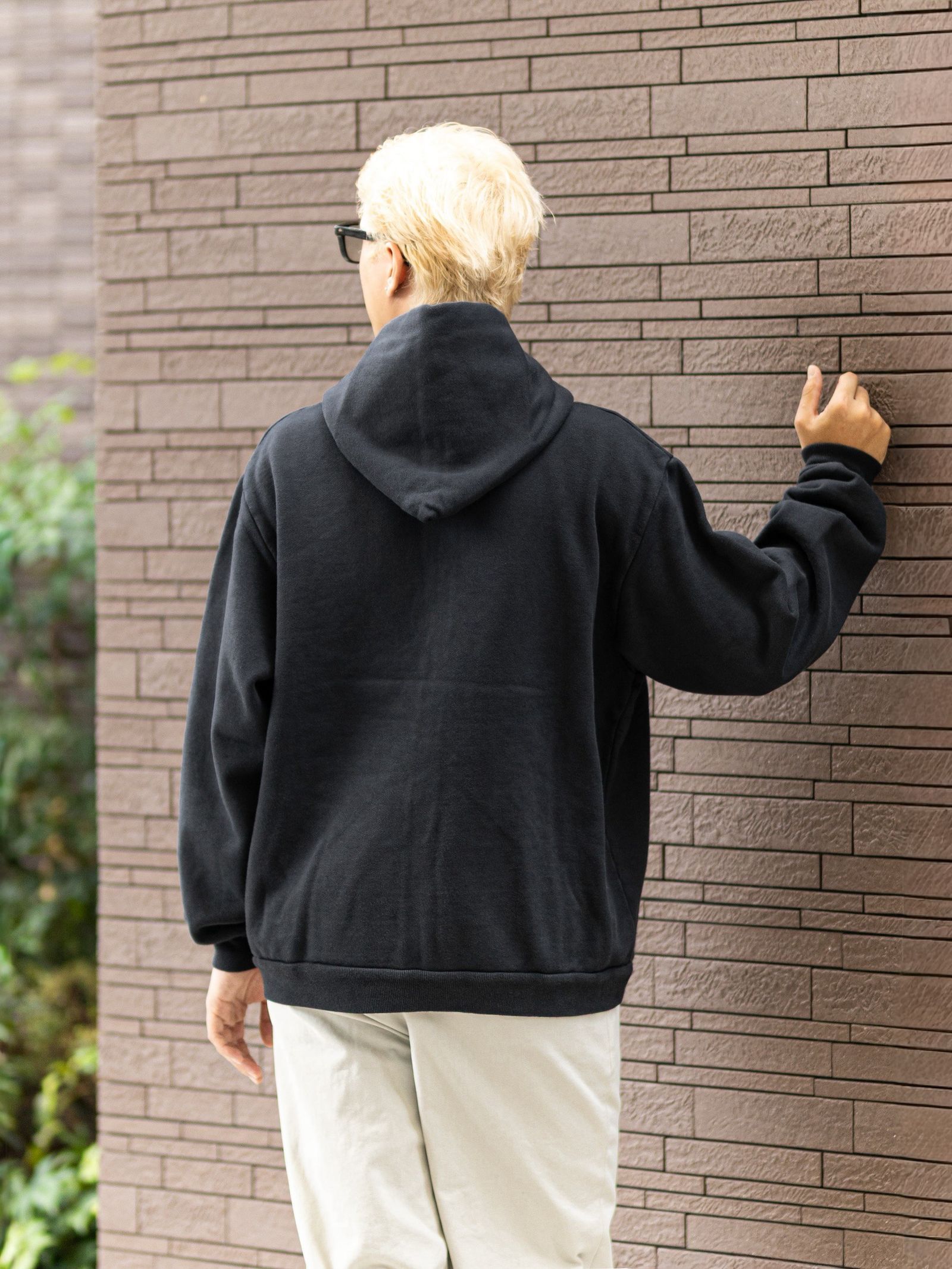 A.PRESSE Vintage Zip Sweat Hoodie スタイル
