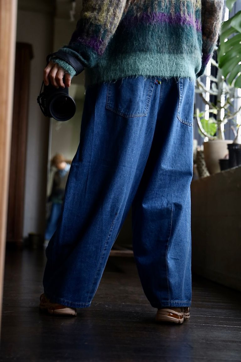 is-ness - イズネス 25SSデニムバルーンパンツDENIM 5PK BALLOON PANTS 