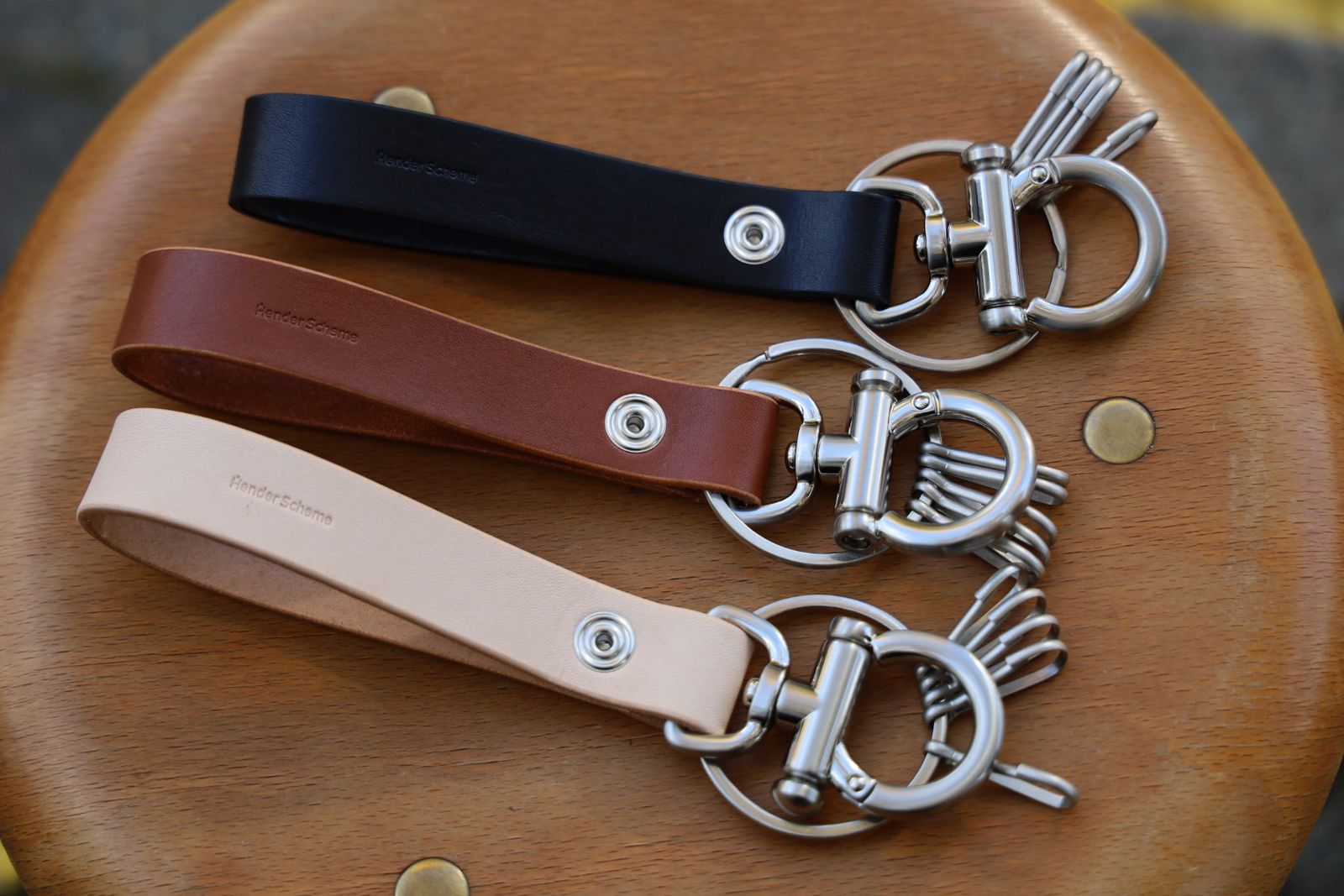 エンダースキーマ キーホルダー  key flock(qn-rc-kha)black☆12月6日(土)発売！