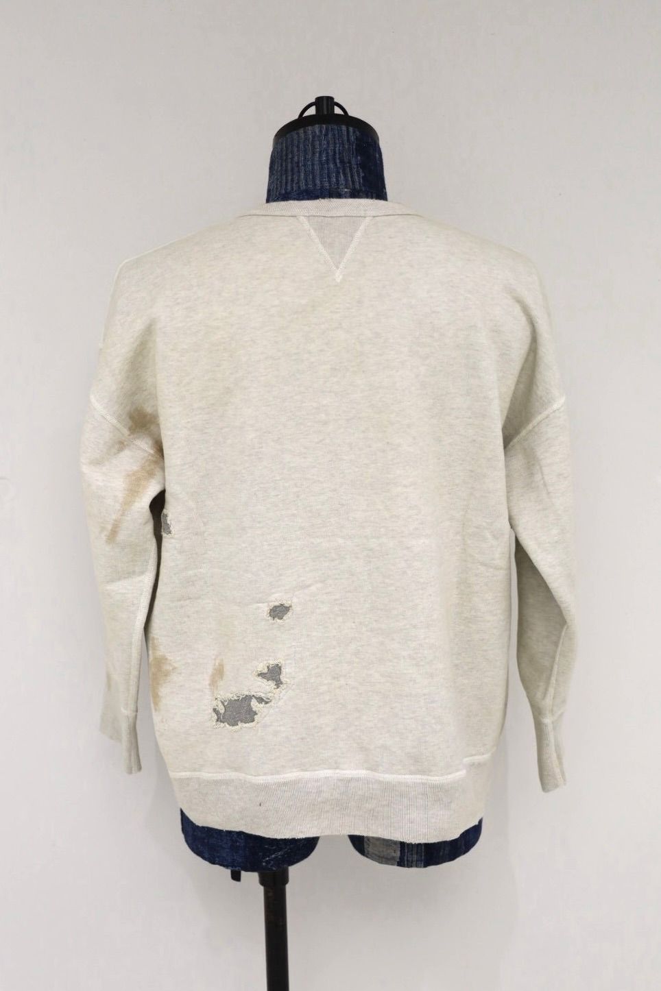 BOW WOW 26FW REPAIRED DOUBLE V SWEATSHIRT - U.S.ARMY(BWU-RDVSA)OATMEAL☆9月5日(土)11:00発売！