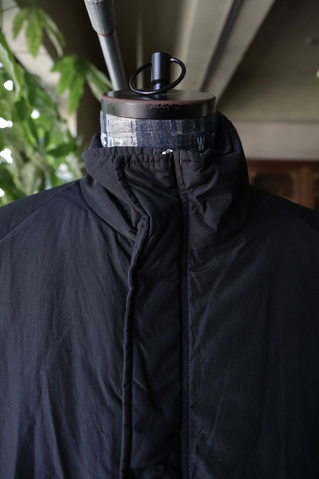 アプレッセ 2025 STYLE2  Silk Taffeta US Navy Shipboard Jacket(25AAP-01-30)BLACK