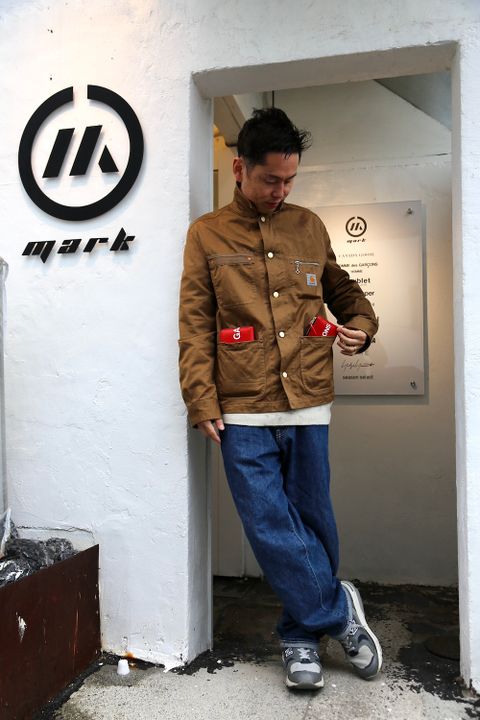 eYe JUNYA WATANABE COMME des GARCONS MAN CarharttカーハートWネームジャケットstyle.2021.4.16.