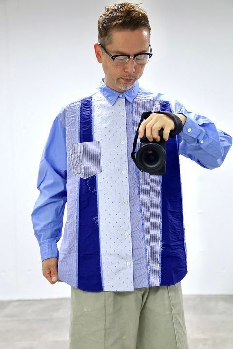 COMME des GARCONS HOMME 26FW 綿反応デニムジャケットスタイル