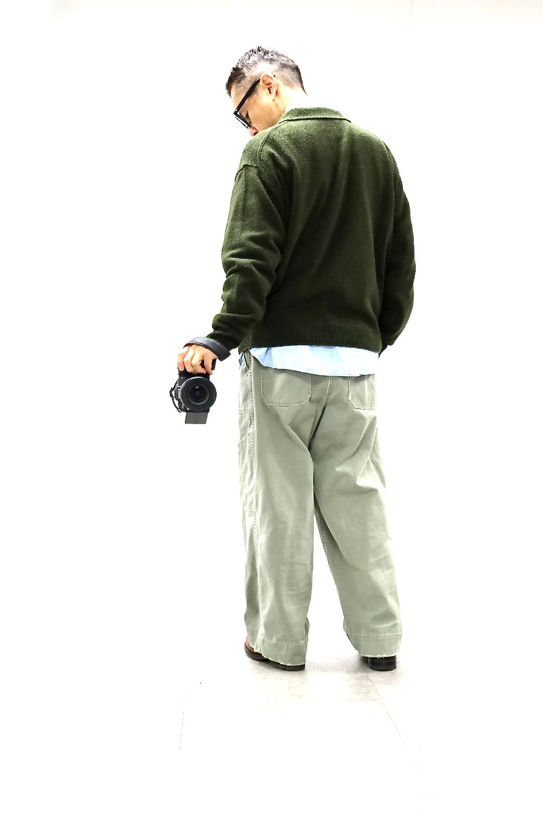 アプレッセ 2026 STYLE1 Washed Silk Nep Polo Shirt(26SAP-03-09)OLIVE☆1月10日(土)発売！