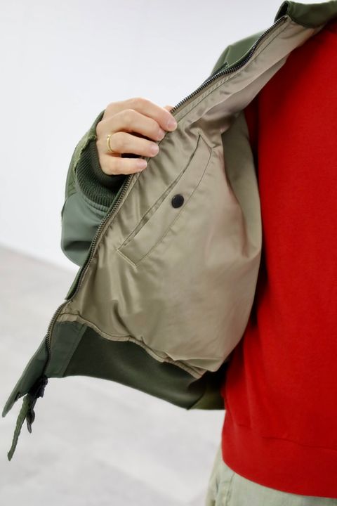 YOKE ヨーク26SS Connected Military Blouson CWU*L-2B"OLIVE"スタイル