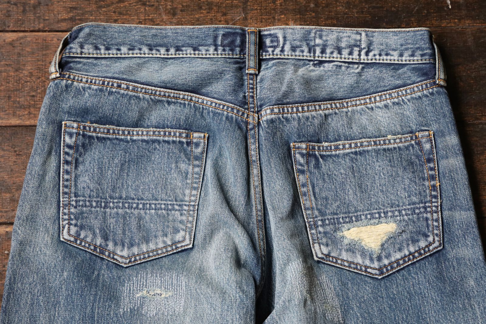 ファンダメンタル デニムパンツ CLASSIC STRAIGHT DENIM CS124 (FA25/MG124)INDIGO
