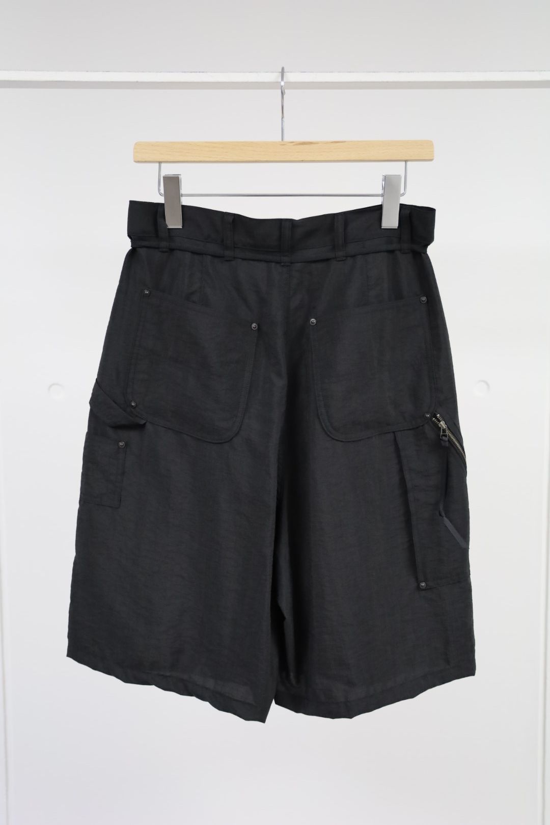 プロダクトトゥエルブ 26SS Silk Nylon Short Work Pants(26SS-PPT11)BLACK☆新作発売！