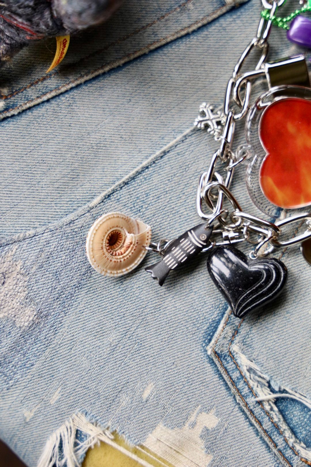 小物 doublet 25aw keychain red doublet ダブレット FW25 KEY CHAIN / RED - NUBIAN ヌビアン