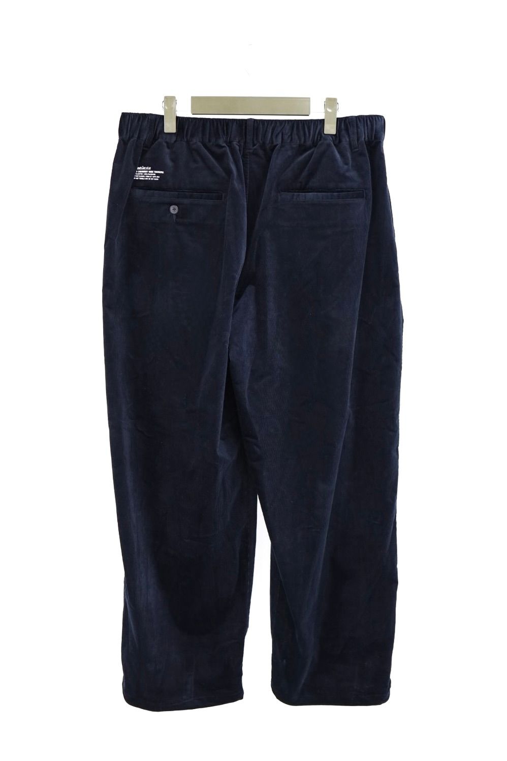 フレッシュサービス 26AW AIR CORDUROY WIDE TROUSERS(FSC263-40087)NAVY☆10月3日(土)発売！
