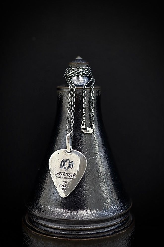 Yohji Yamamoto 26SS SILVER950  ギターピックペンダント(HA-A57-920)SILVER★新作発売！
