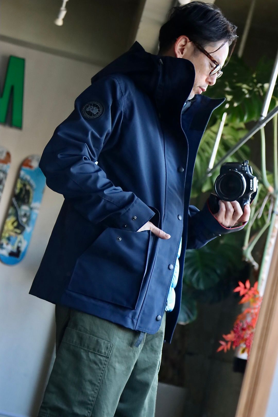 CANADA GOOSE - カナダグース23SS ロックポートジャケットブラック