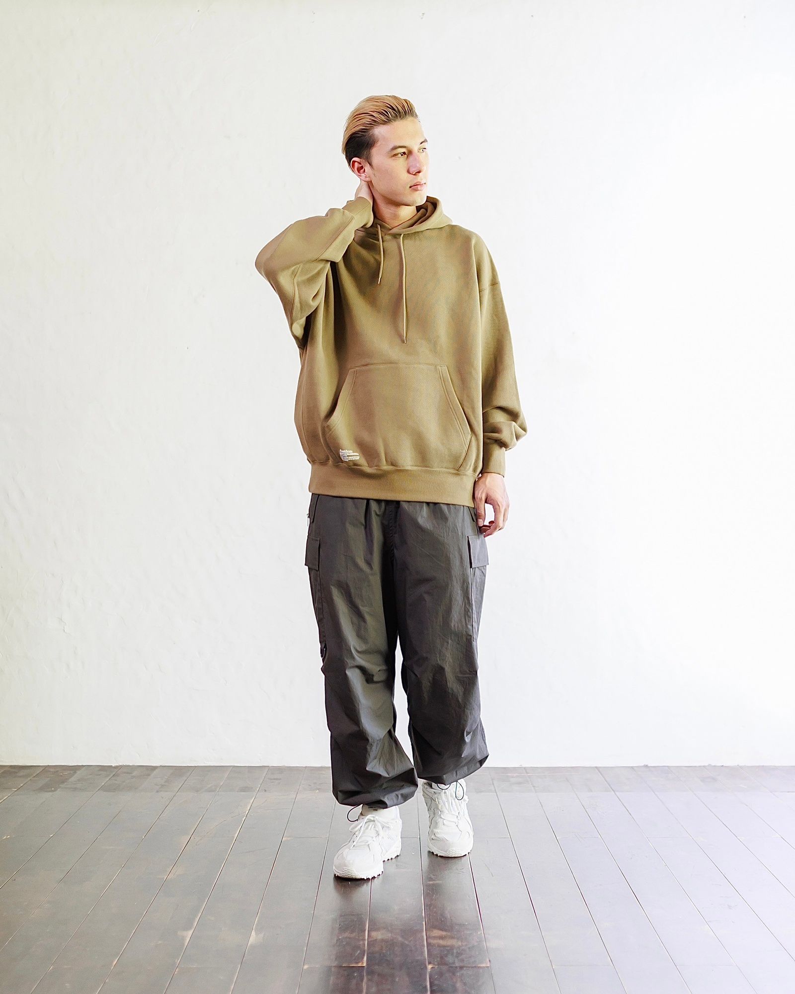 フレッシュサービス HEAVY OZ  PULLOVER HOODIE(FSC244-70161)COYOTE