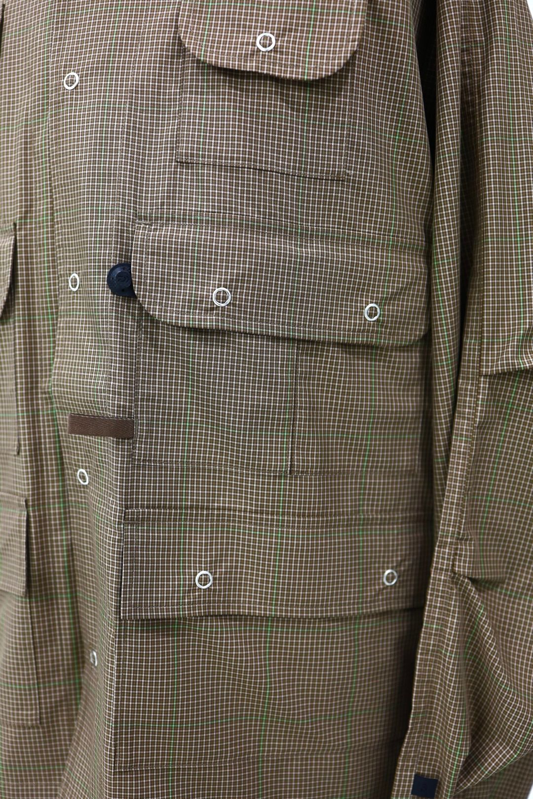 DAIWA PIER39(ダイワピア39) TECH MULTI FISHING POCKET SHIRT L/S (BE-85026)BROWN GRAY☆1月24日(土)発売！