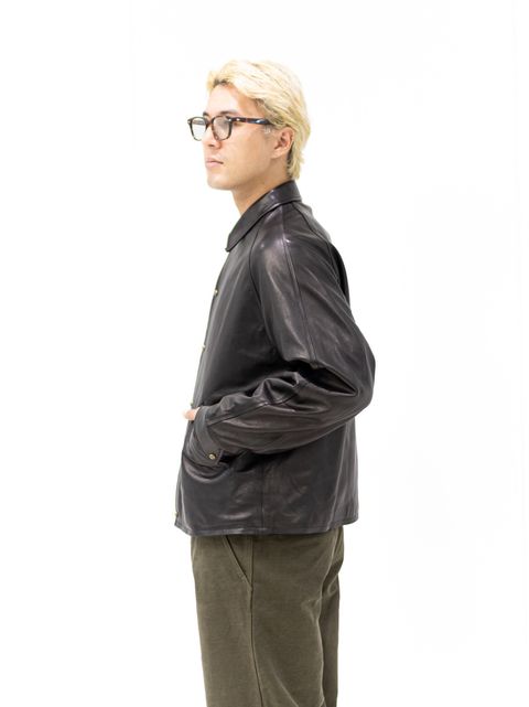 アプレッセ STYLE2 Leather Coach Jacket MARKスタイル