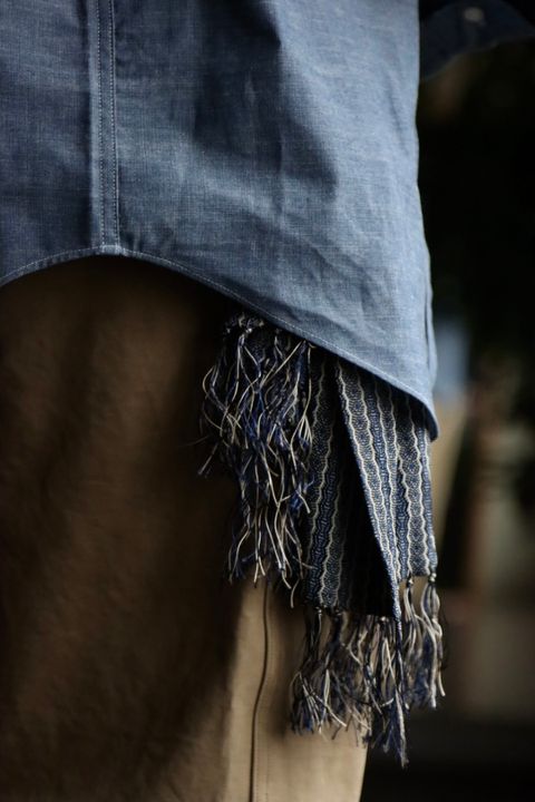 A.PRESSE アプレッセ23SSシャツ Rigid Chambray Shirtスタイル