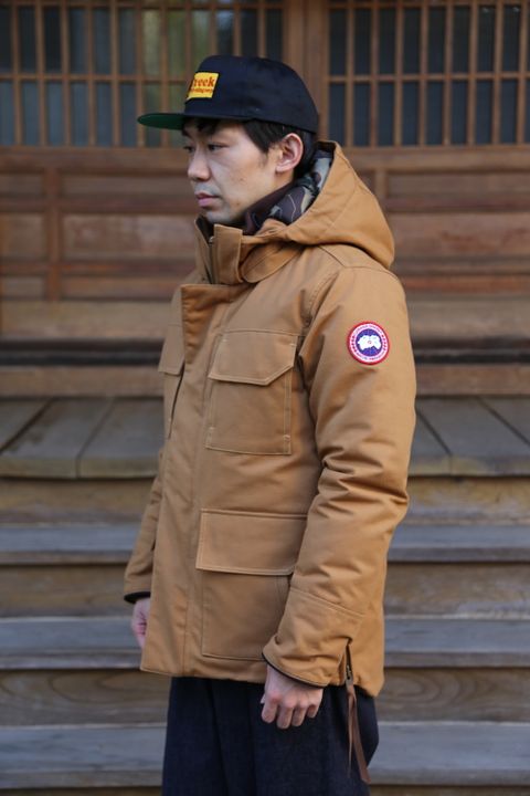 CANADA GOOSE×JUNYA WATANABE MAN 綿ダックコラボレーションダウンジャケット"BROWN"Style.2020.11.16..