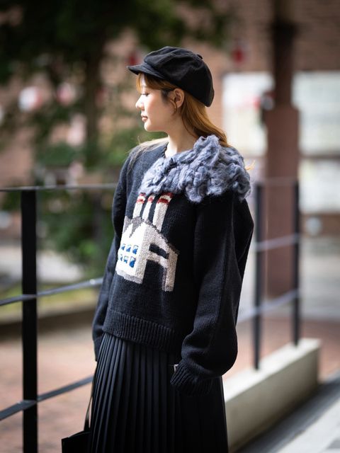 doublet 26FW SMOKING FACTORY INTARSIA KNIT PULLOVER style.2026.8.14