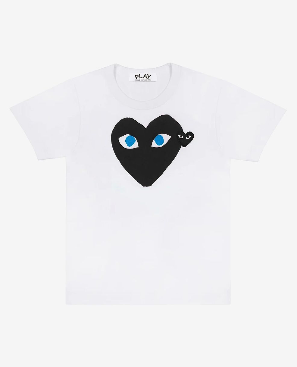 PLAY COMME des GARCONS - プレイコムデギャルソン ブラックハートTシャツBLACK HEART (WHITE/BLACK) |  mark