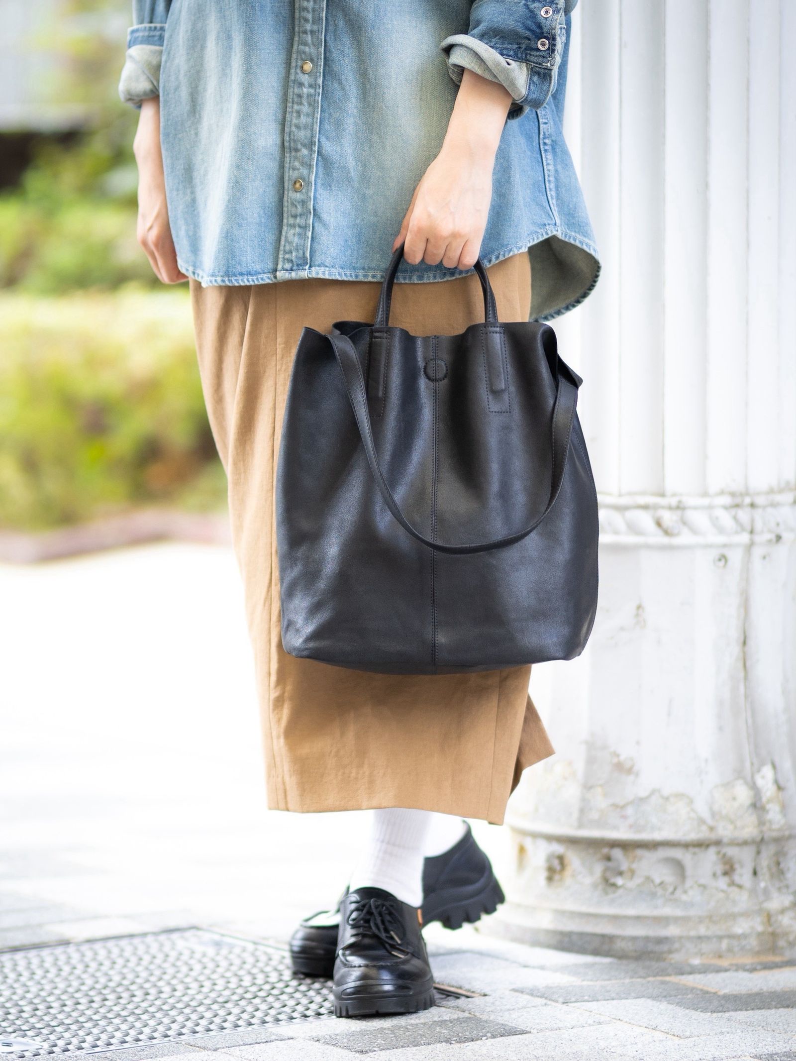 Morphee / モルフェ ショルダーバッグ 2WAY ONE SHOULDER(Mサイズ)(MOM-BLK)BLACK☆新作発売！