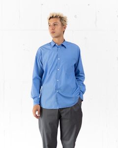 グラフペーパーシャツ Broad Regular Collar Shirt (GM251-50005B)BLUE☆7月19日(土)発売！