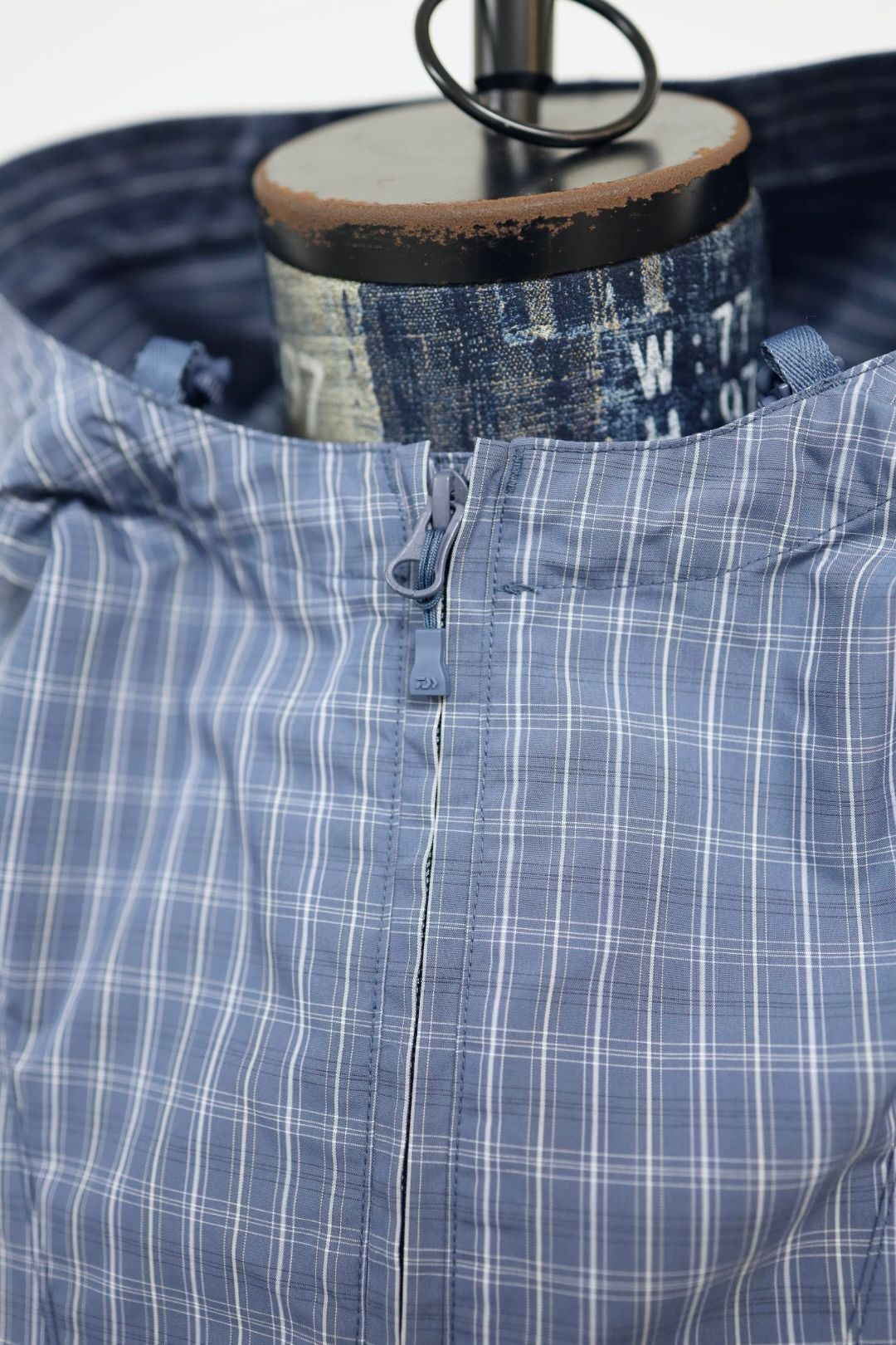 DAIWA PIER39(ダイワピア39) TECH ANORAK JACKET SUMMER PLAID(BJ-70026)SMOKE BLUE☆2月21日(土)発売！