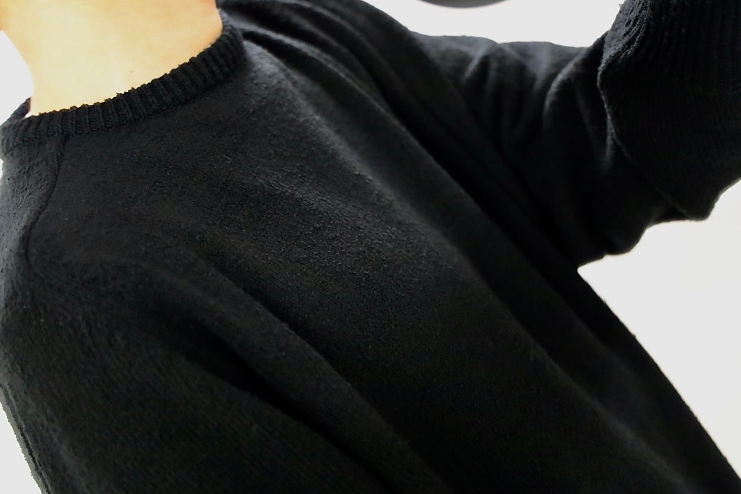 アプレッセ 2026 STYLE1 Washed Silk Nep Crew Neck Sweater(26SAP-03-07)BLACK☆1月10日(土)発売！