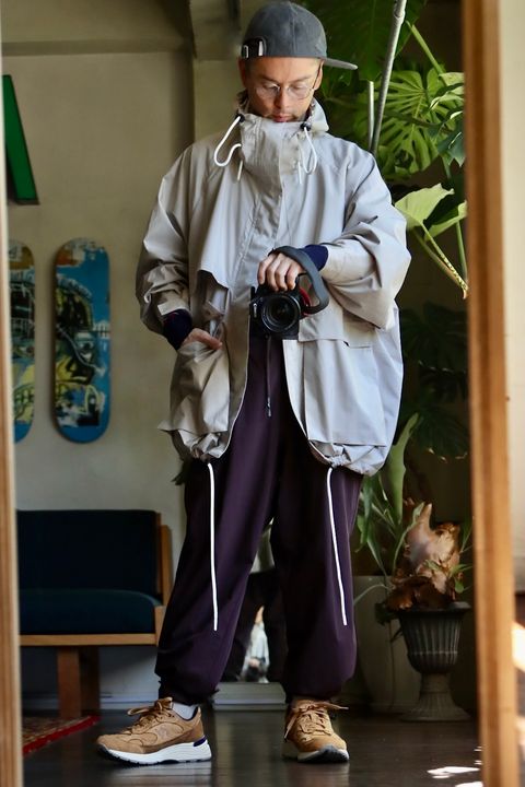 S.F.C 23FW 3LAYER JACKET"Greige"スタイル