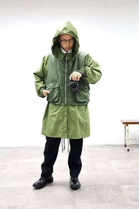 COMME des GARCONS HOMME 26FW リバーシブルモッズコートスタイル