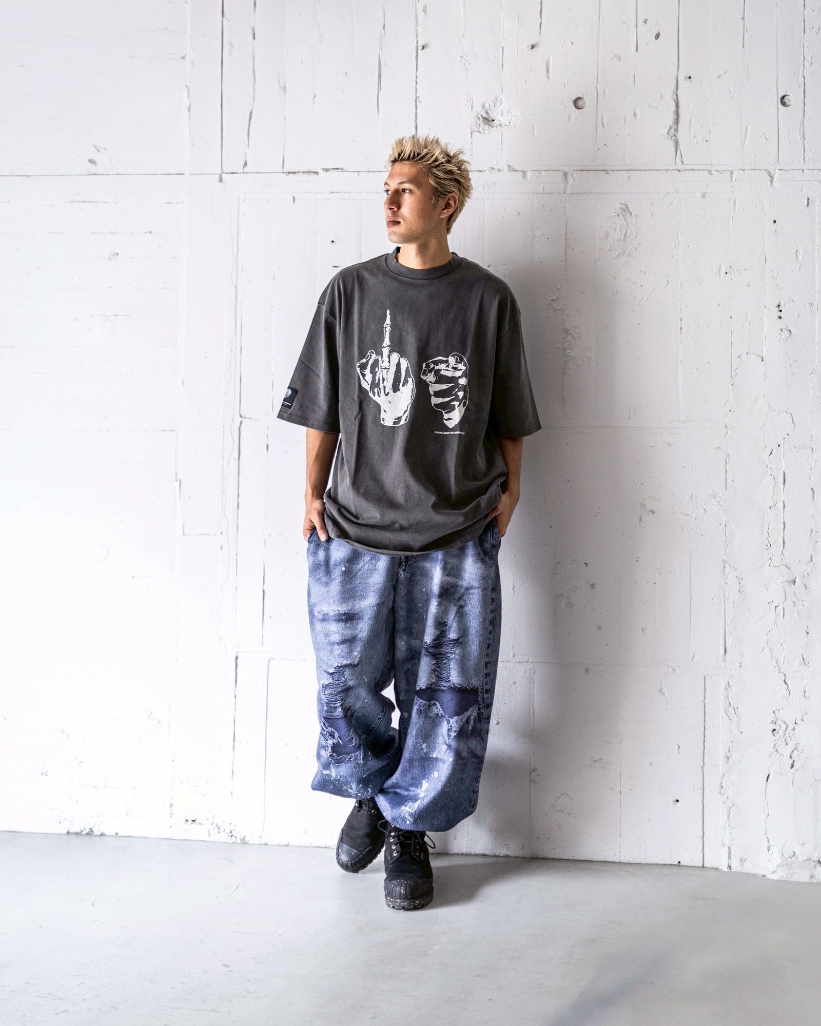 未使用 トーキングアバウト ジ アブストラクション パンツ 3 (L) ベージュ 中古・古着通販】TALKING ABOUT THE ABSTRACTION (トーキング