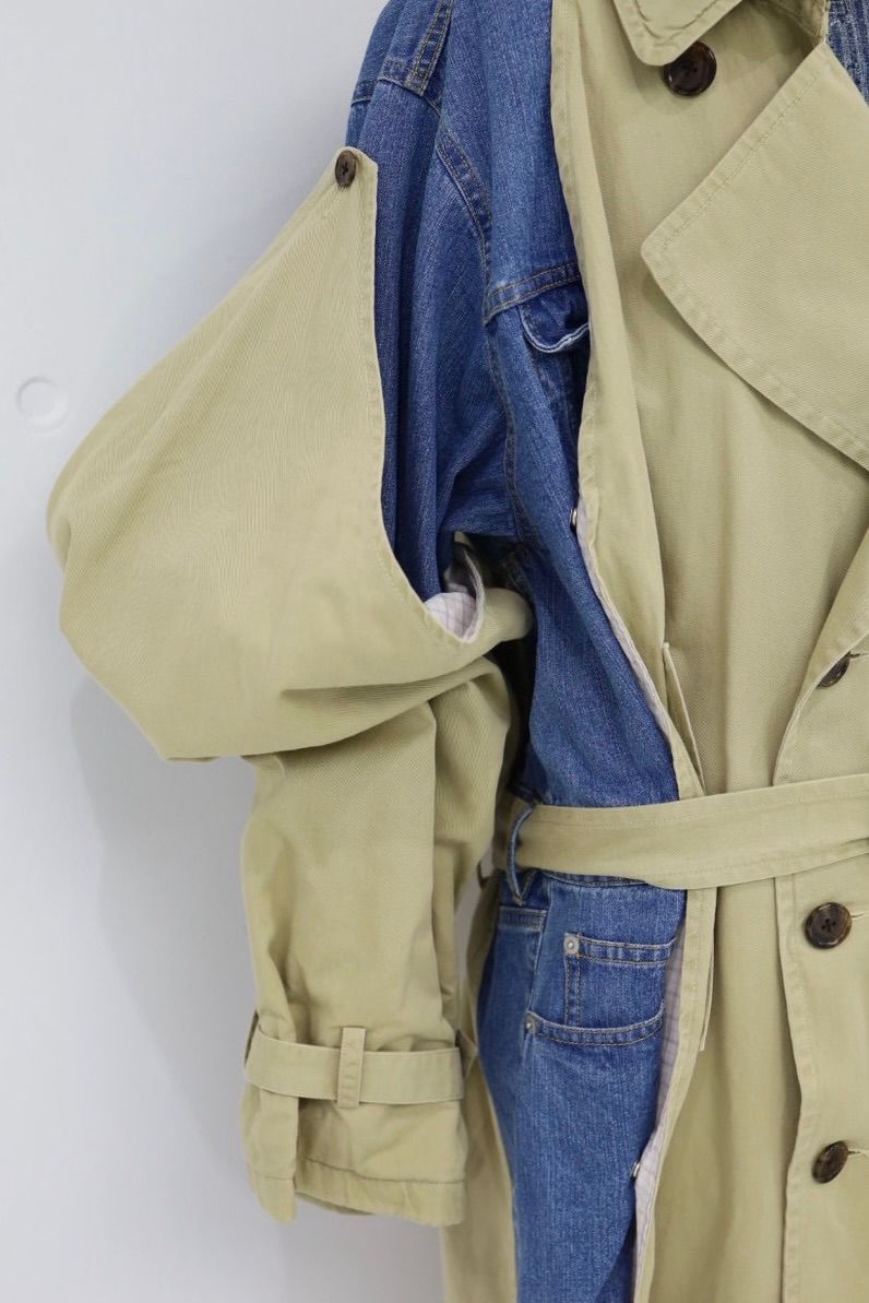 YOKE SPRING SUMMER 2026 Connected Trench&Denim Coat(YK26SS01213C)BEIGE☆12月20日(土)発売！